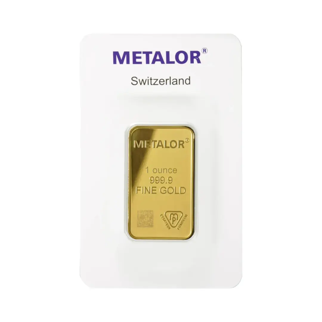Metalor 10oz Gold Bar