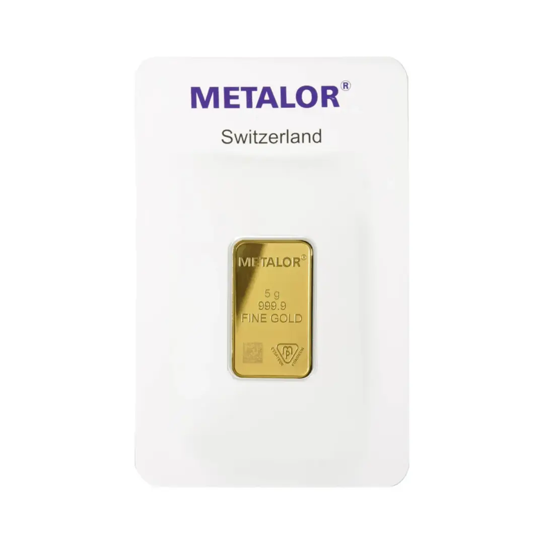 Metalor 5g Gold Bar