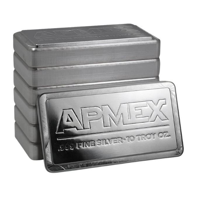 10oz Silver Bar APMEX Stackable 50644