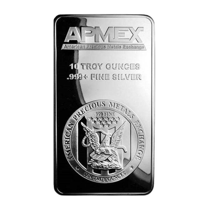 10oz Silver Bar APMEX 27087