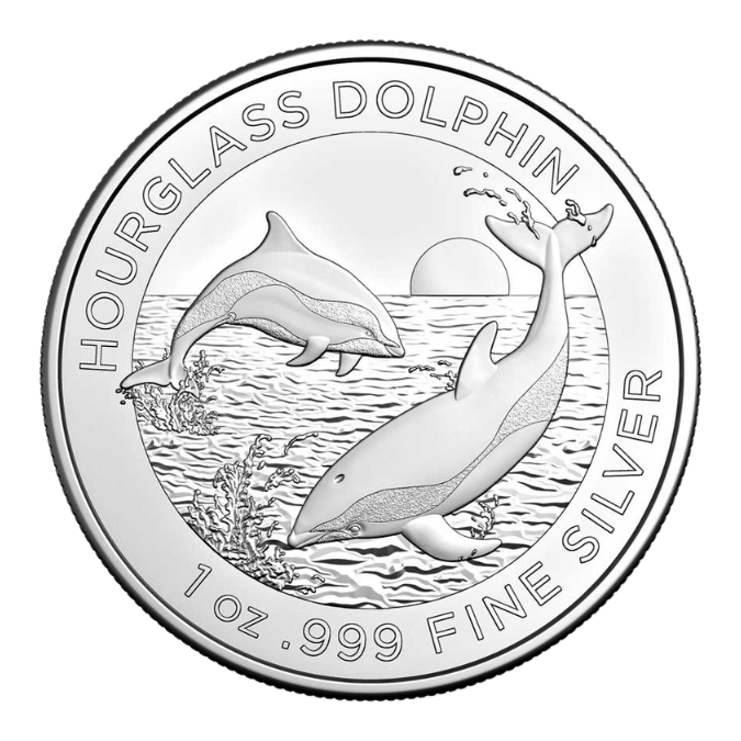 2024 Australia Oz Silver Hourglass Dolphin BU 298392